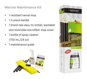 Mercier wood floors maintenance kit